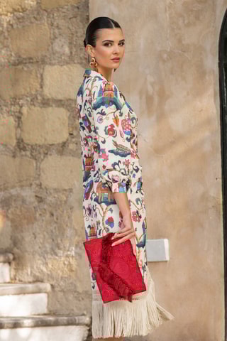 Abito a portafoglio - Crema