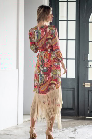 Abito lungo - Fucsia