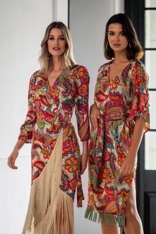 Abito lungo - Fucsia