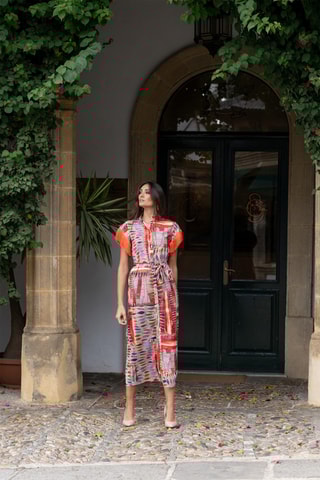 Abito lungo - Arancione