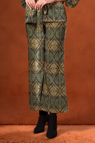 Pantaloni flare - Verde