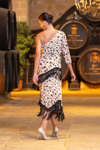 Top asimmetrico - Beige