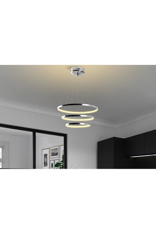 Lampadario LED - Cromato - 28 W