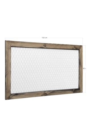 Cadre photo en bois - 100 x 60 cm - Naturel