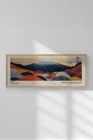 Wanddecoratie Yayoi Kusama - 33 x 70 cm