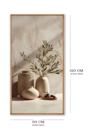 Tableau en bois massif - 120 x 50 cm