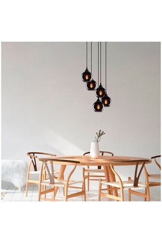 Suspension Smoked - Noir - 5 x 40 W