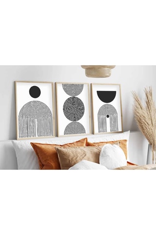 3 Wanddecoraties - 50 x 35 cm