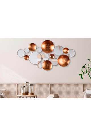 Décoration murale Lumos - 116 x 60 cm  - Cuivré