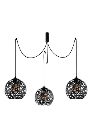 Lampadario Fellini - Nero - 3 x 100 W