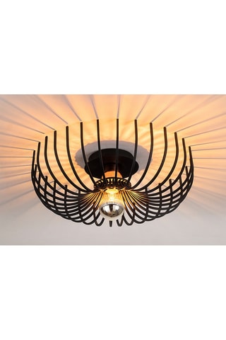 Plafondlamp Aspendos - Zwart - 40 W