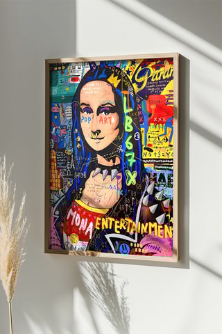 Wanddecoratie “Mona Lisa” Leonardo Da Vinci - 33 x 48 cm