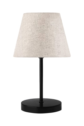 2 Tafellampen Ayd - Crèmekleurig en Zwart - 2 x 60 W