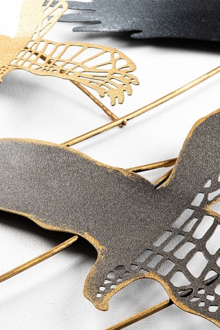 Décoration murale - 90 x 56 x 4 cm - Noir