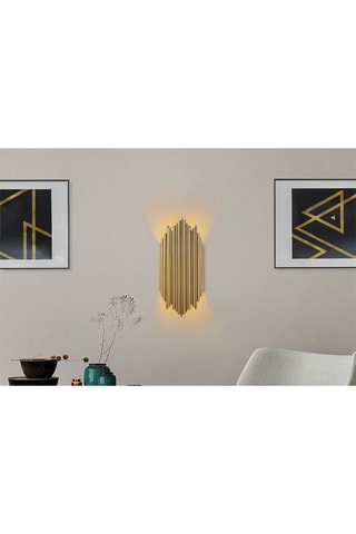 Wandlamp Kara - Goudkleurig - 40 W