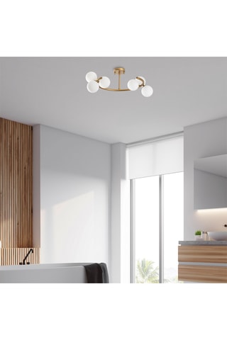 Lampadario Luminar - Dorato - 6 x 10 W