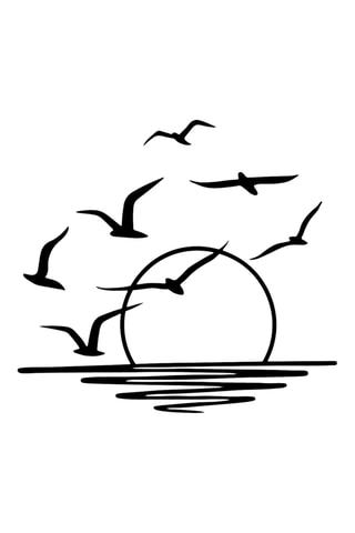 Wanddecoratie Spiaggia - Zwart - 115 x 49 cm