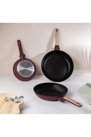 3 padelle Leonardo - 20/24/28 cm