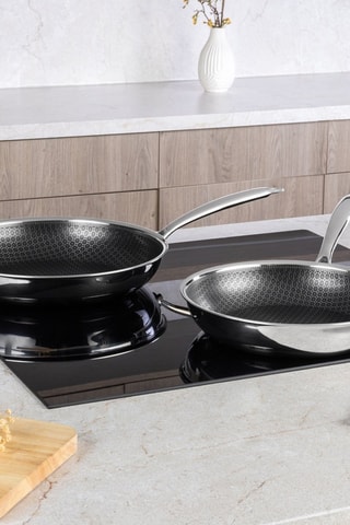 2 padelle in acciaio inossidabile Eternal - 24 e 28 cm