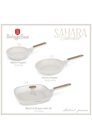 2 padelle e 1 bistecchiera Sahara