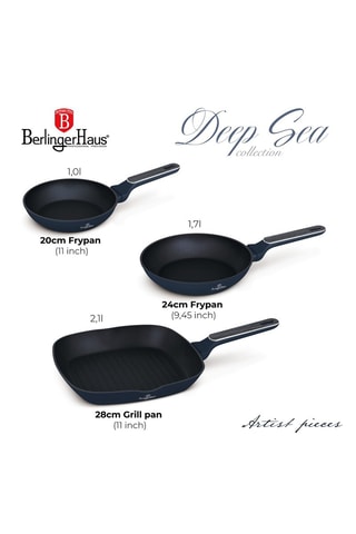 2 padelle e bistecchiera Deep Sea