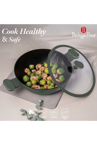 Pentola Verde Opaco - 28 cm - 3,8 l