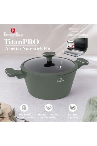 Kookpan Matte Green - 24 cm - 4,1 l
