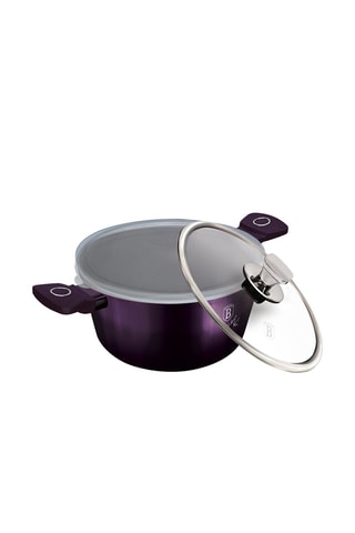 Casseruola con rivestimento in titanio e coperchi Purple Eclipse Collection - 28 cm - 6,1 l