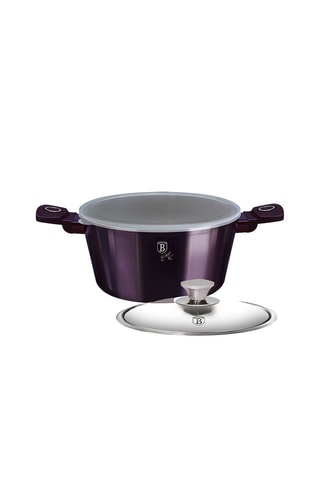 Casseruola con rivestimento in titanio e coperchi Purple Eclipse Collection - 28 cm - 6,1 l