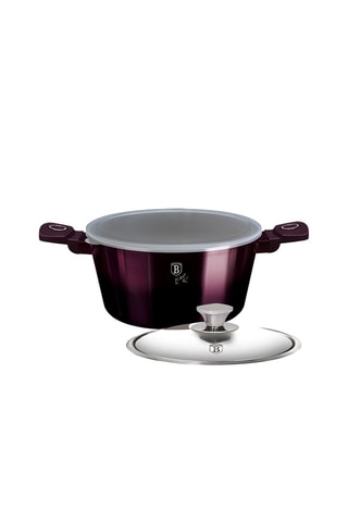 Casseruola con rivestimento in titanio e coperchi Purple Eclipse Collection - 28 cm - 6,1 l