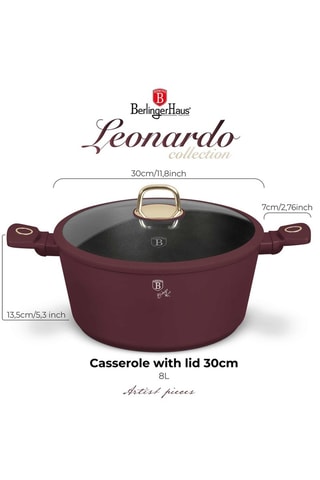 Casseruola Leonardo Collection - 30 cm - 8 l