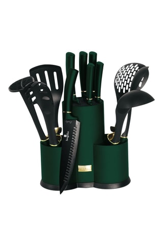 Set coltelli e utensili da cucina in acciaio inossidabile