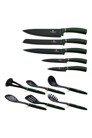 Set coltelli e utensili da cucina in acciaio inossidabile