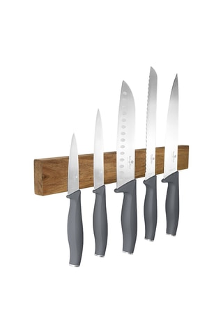5 coltelli Matt Grey con supporto magnetico