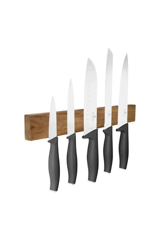 5 coltelli Anthracite Collection con supporto magnetico 
