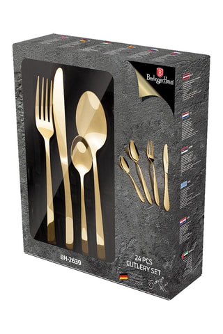 Servizio di posate in acciaio inossidabile - 24 pezzi