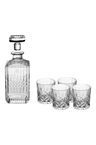 Servizio da whisky in cristallo