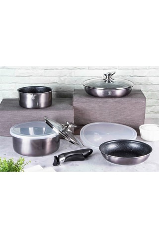 Batteria da cucina Metallic Line Carbon Pro – 9 pezzi
