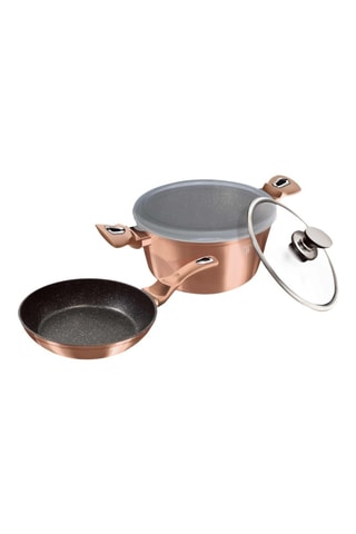 Batteria di pentole Metallic Line Rose Gold - 4 pezzi