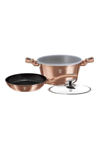 Batteria di pentole Metallic Line Rose Gold - 4 pezzi
