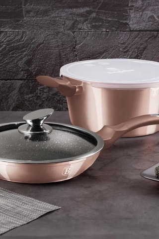 Batteria di pentole Metallic Line Rose Gold - 4 pezzi