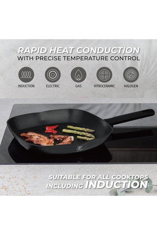 Grill TitanPro Matte Black - 28 cm