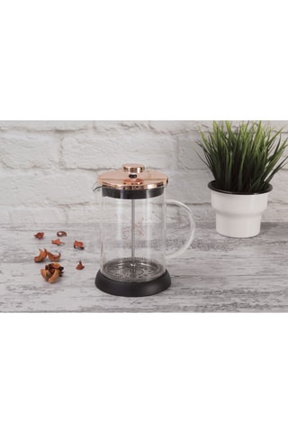 Caffettiera teiera in acciaio inossidabile e vetro borosilicato - 80 cl