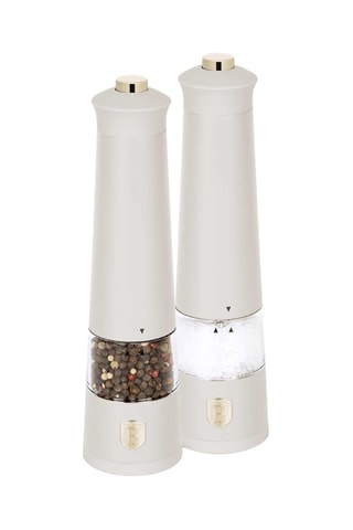 Set macinasale e pepe elettrico in ceramica Sahara