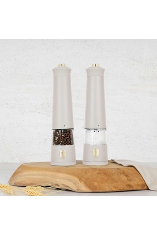 Set macinasale e pepe elettrico in ceramica Sahara