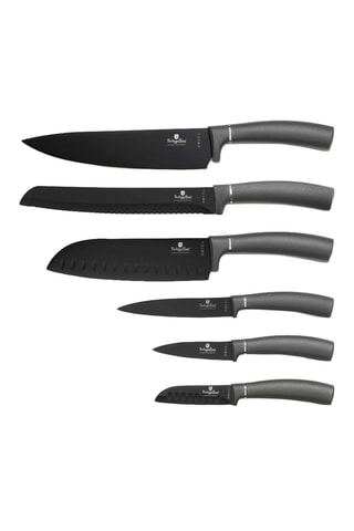 6 coltelli in acciaio inossidabile