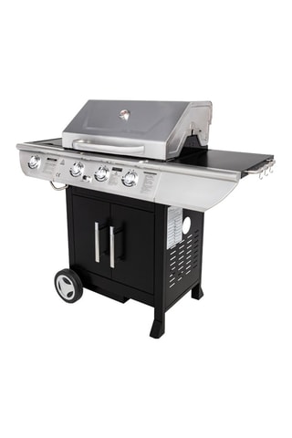 Barbecue à gaz avec 3 brûleurs BALTIMORE - Noir