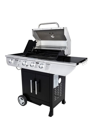 Barbecue à gaz avec 3 brûleurs BALTIMORE - Noir