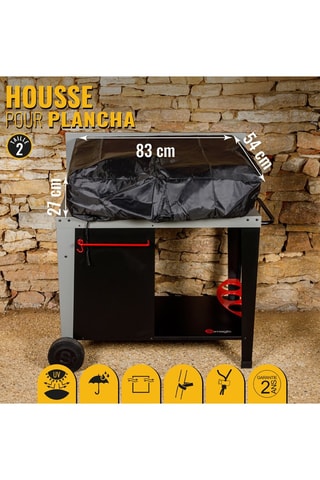 Hoes voor Plancha - 83 x 27 x 54 cm
