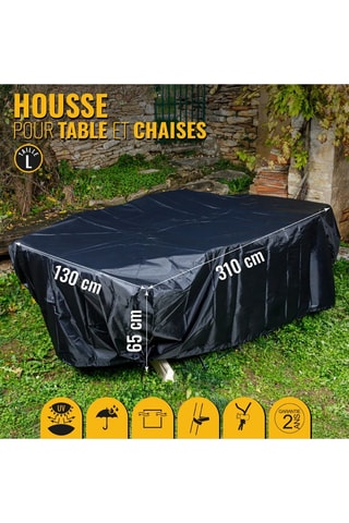 Beschermhoes voor Tuinset - 310 x 65 x 130 cm